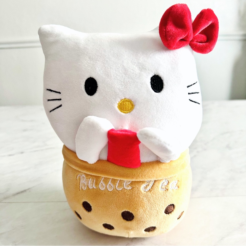 Hello Kitty Bubble Tea Boba Cup Plush